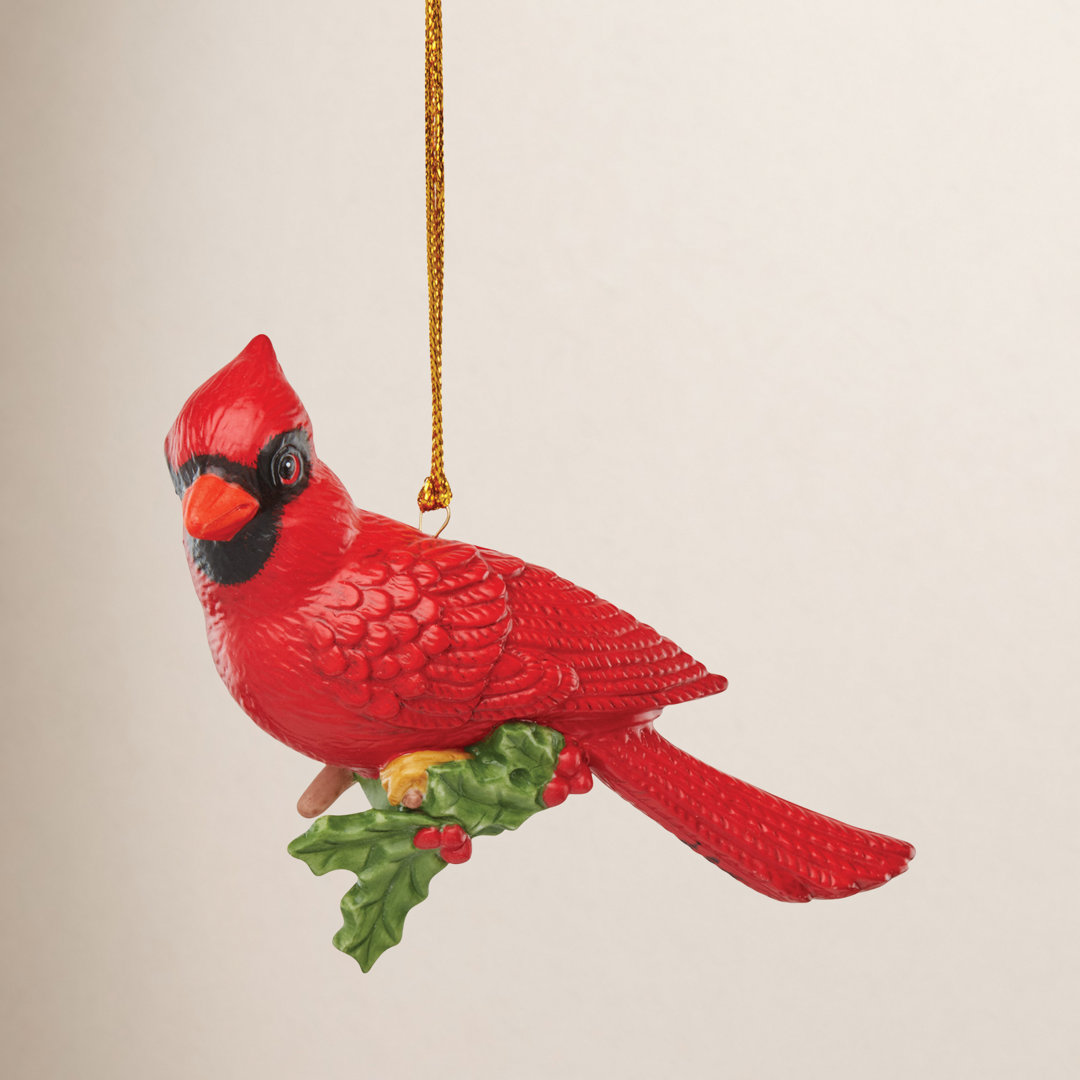 Cardinal Hanging Figurine Ornament Lenox