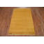 Tapis de vestibule oriental moderne jaune et doré 3 x 5 Gabbeh