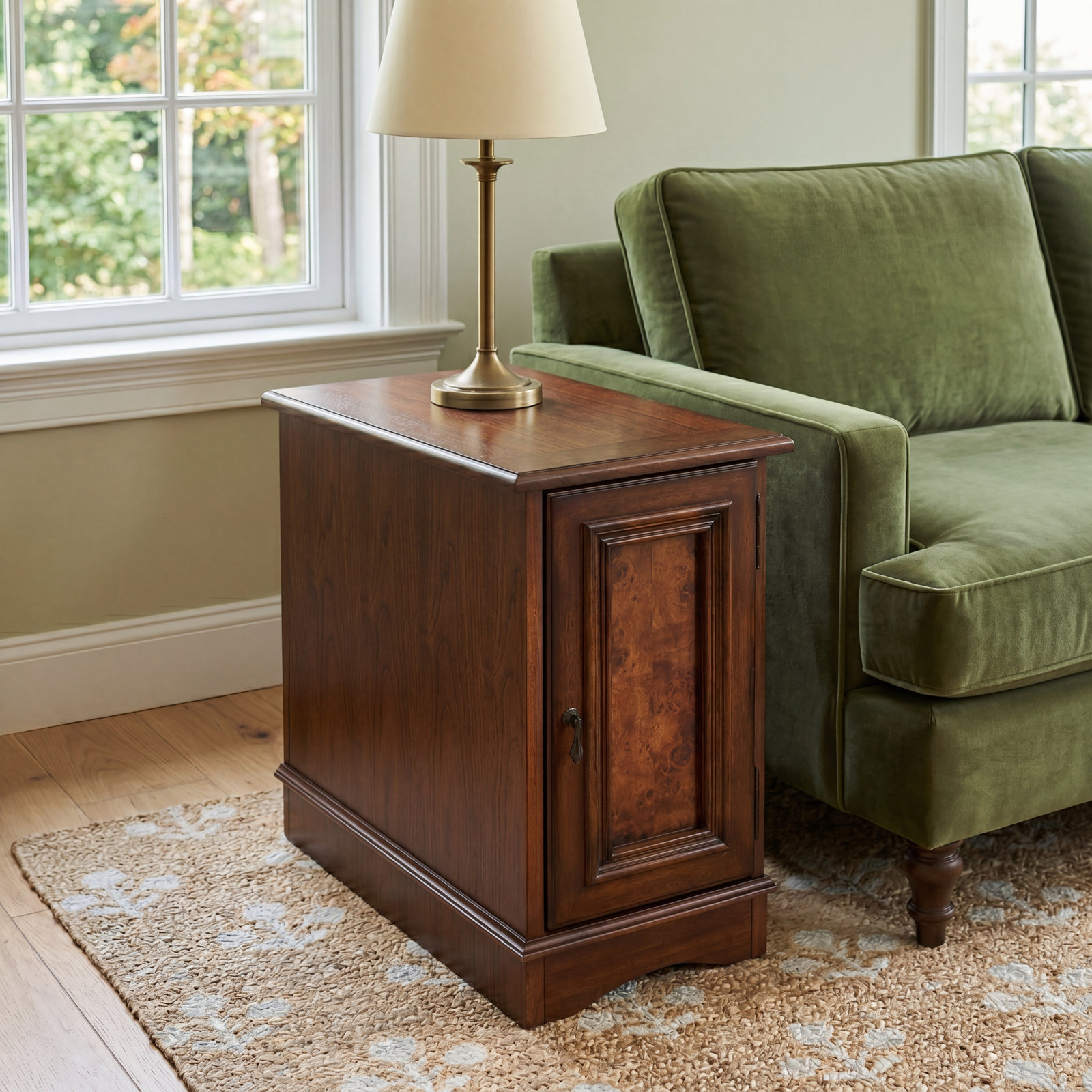 Midland 12" End Table, Olive Ash