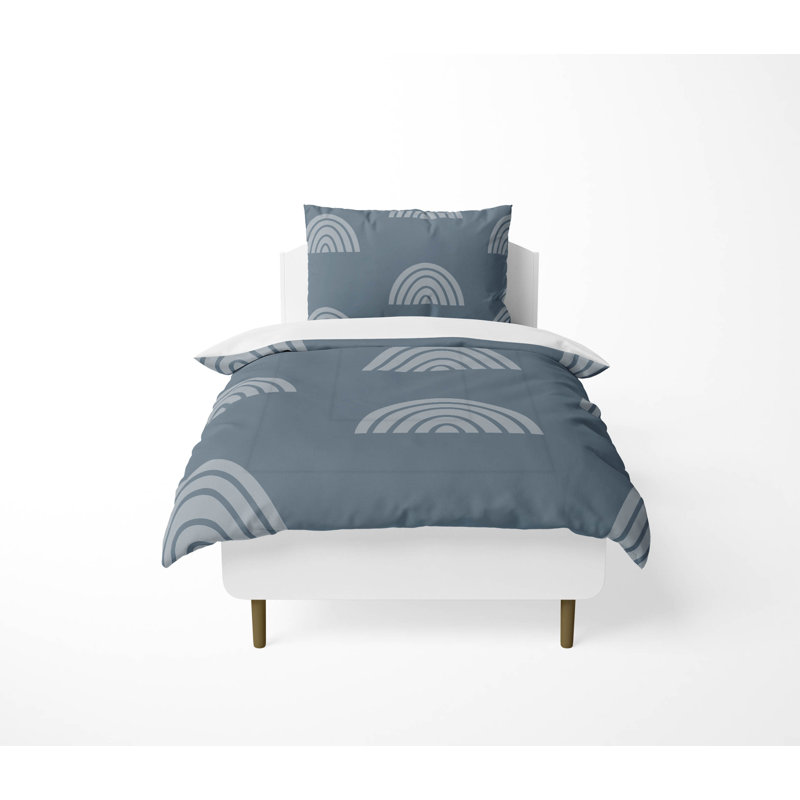 Bows Match Comforter Set, Blue