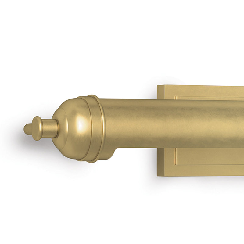 Devon Picture Light Large, Natural Brass