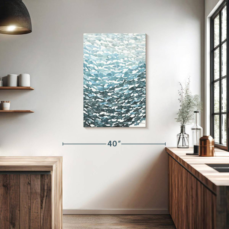 Brampt Deeper Blue, 36" H x 24" W