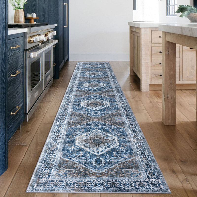 Tapis d'intérieur antidérapant Jodhveer , Tapis de couloir 2 pi x 12 pi