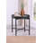OToole Round End Side Table With Recessed Top Sandy Black