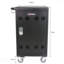 Chariot de charge mobile et armoire de rangement pour tablettes pour ordinateurs portables 30 appareils avec serrure à combinaison - Noir