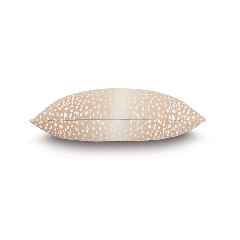Boutique Linen Square Pillow Cover & Insert, Petal