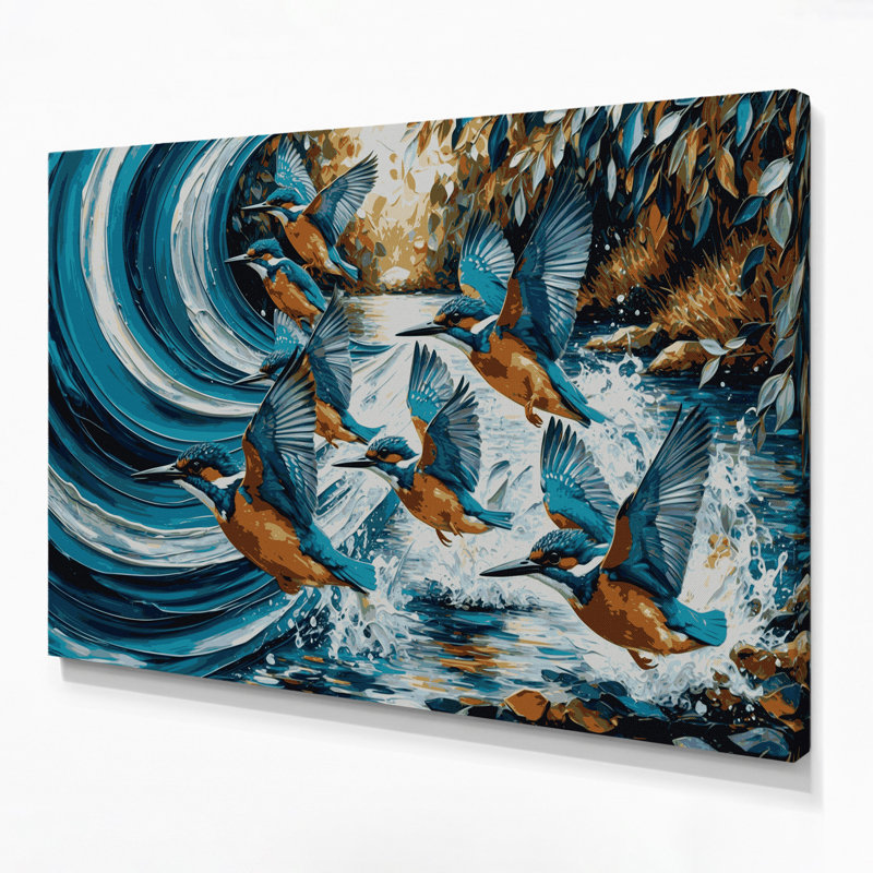 Art mural sur toile gris, H 11 po x l 14 po
