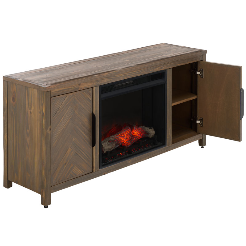 Korbinian 2 Cabinet Reclaimed Fir Fireplace