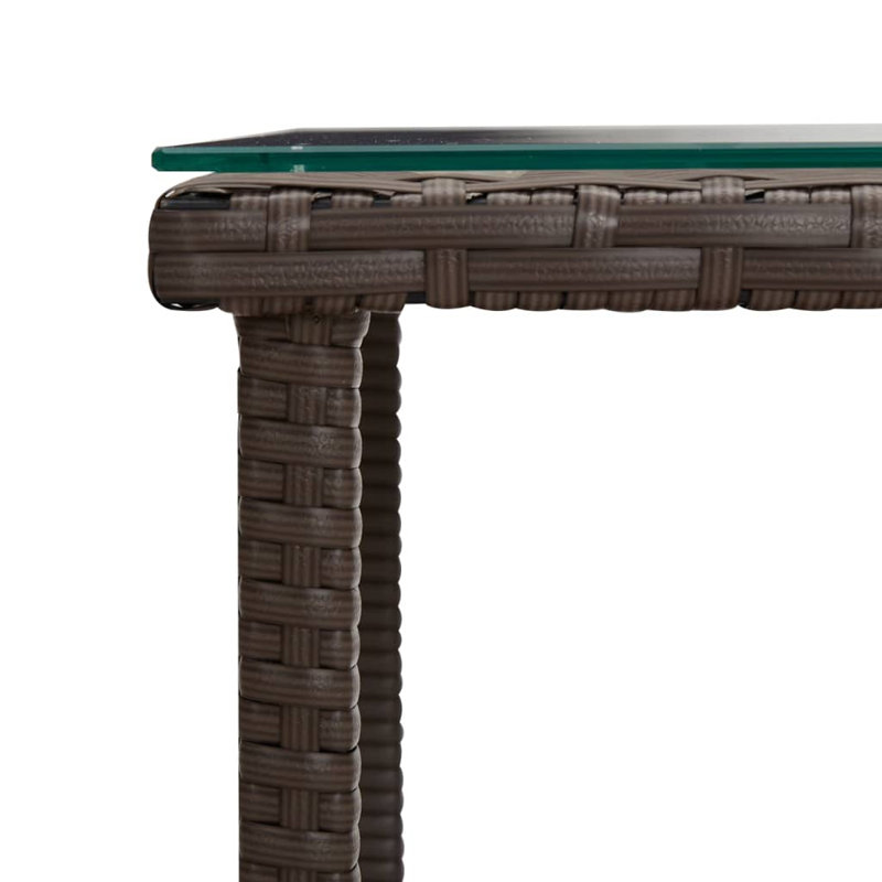 Table d'appoint Isaque, Brun