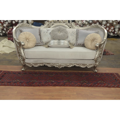 Tapis de couloir afghan traditionnel fabriqué à la main 2 x 9