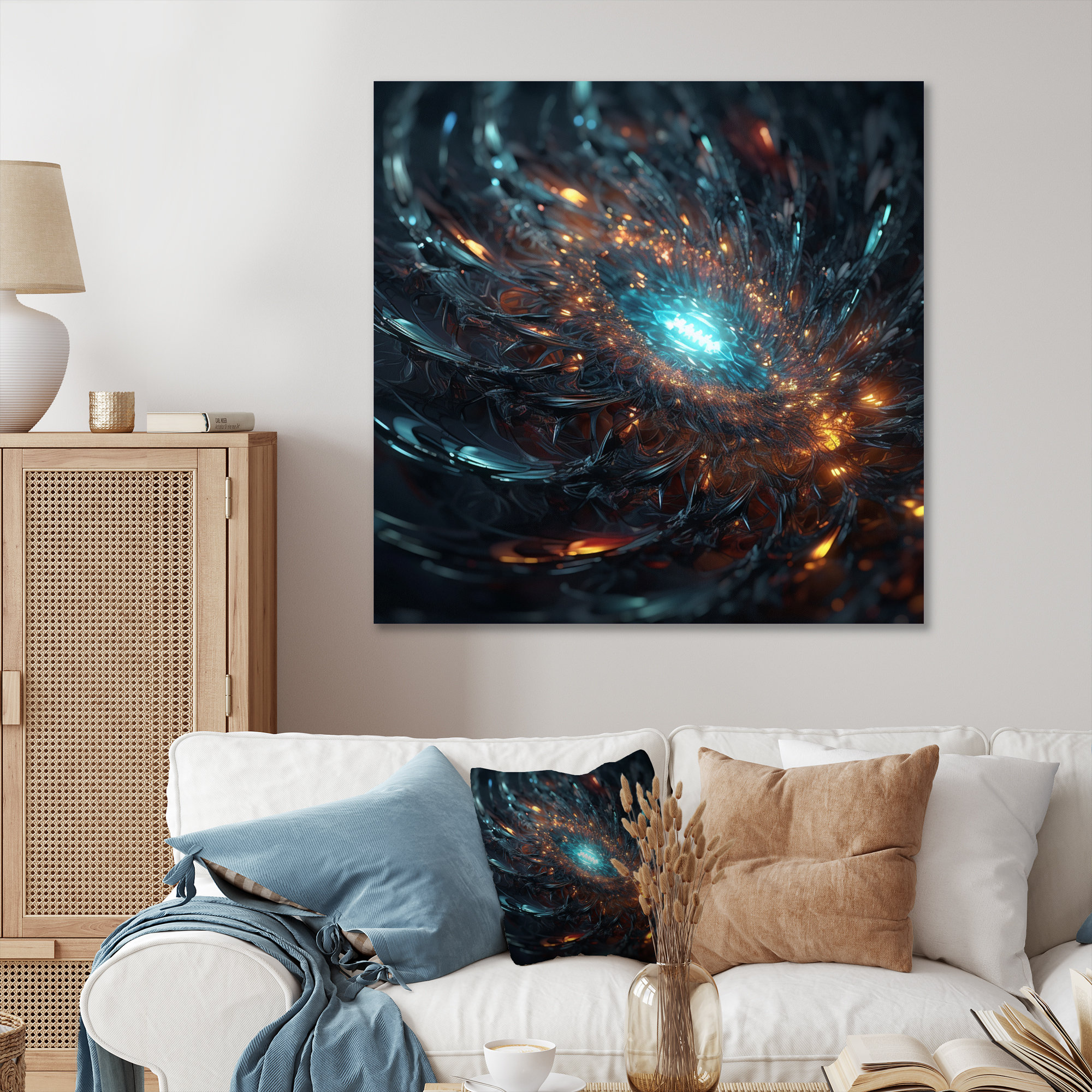 Wrought Studio™ Interstellar Infinity Matrix - Print | Wayfair