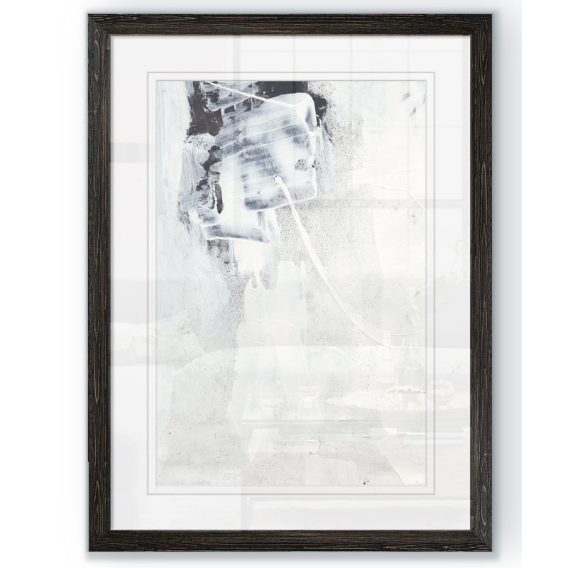 «Fire and Ice I» par Paul Cezanne - reproduction d'art encadrée, H 30 po x l 22 po x P 2 po, Impression encadrée, ébène