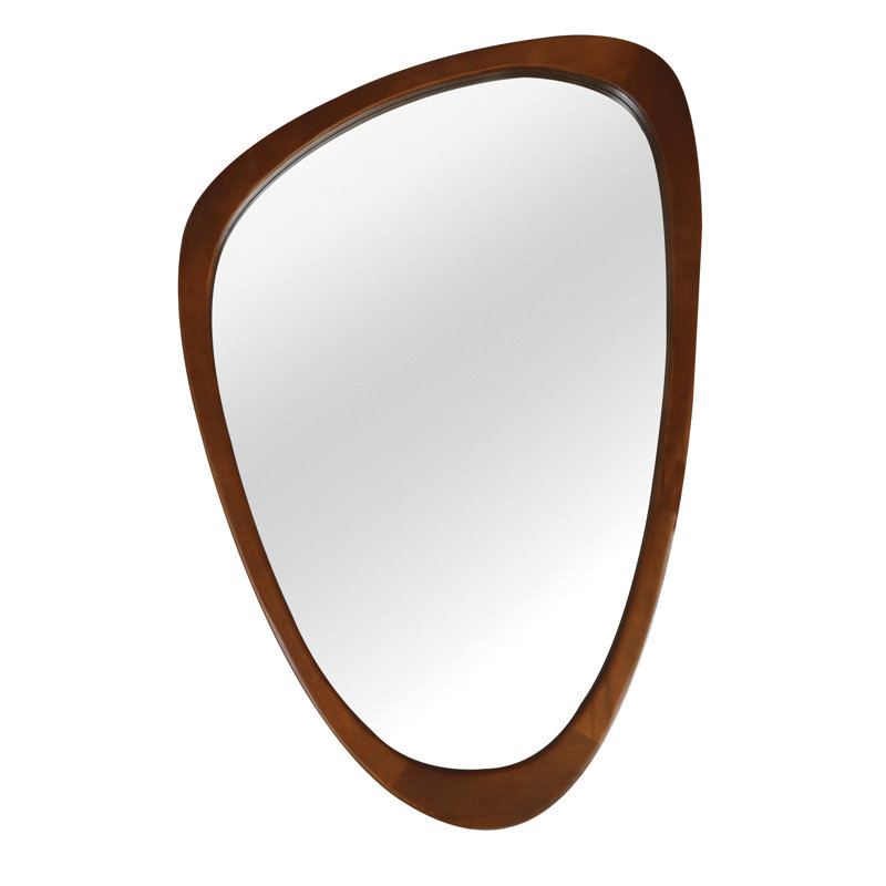 Miroir mural Modern, Noyer foncé, L 24 po x H 36 po