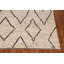 Tapis marocain à motif géométrique treillis 7 x 9