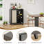 Armoire d'appoint en rotin avec tablettes réglables-951534706