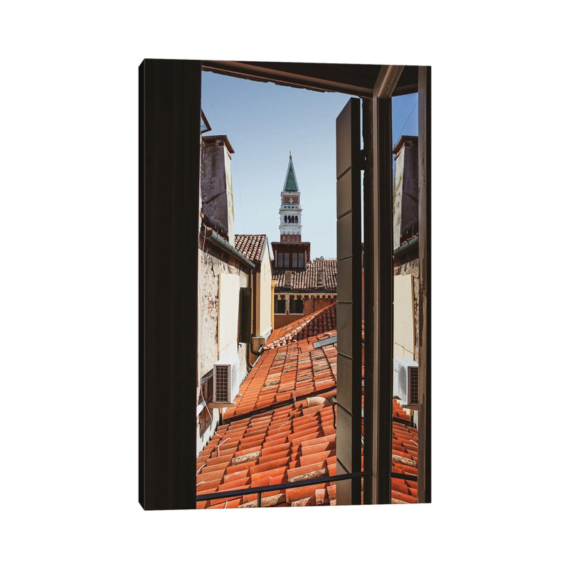 From My Window In Venice by Alexandre Venancio - Wrapped Canvas Print, 20.32 cm H x 30.48 cm W