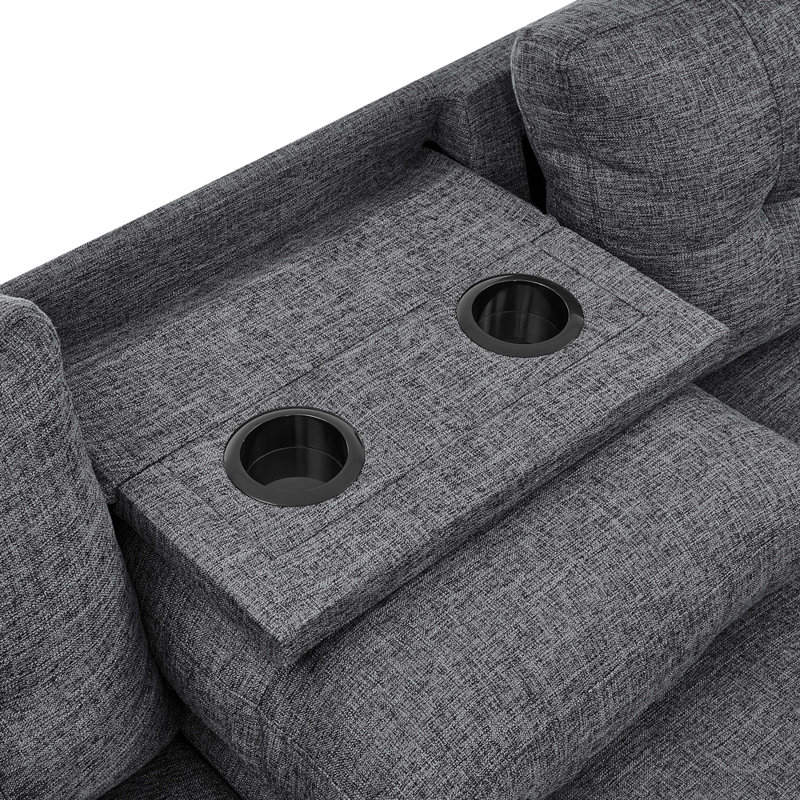 Canapé modulaire électrique avec repose-pieds Camden