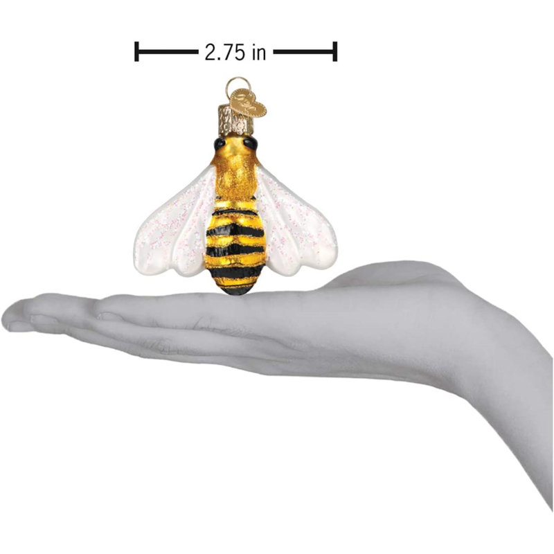 2.75 " Glass Hanging Figurine Ornament