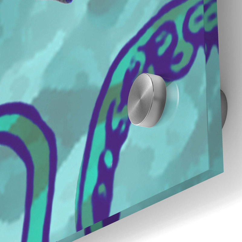 Art mural en verre épique «Misadenture 3» par Alicia Ludwig, H 36 po x l 36 po x P 0,2 po