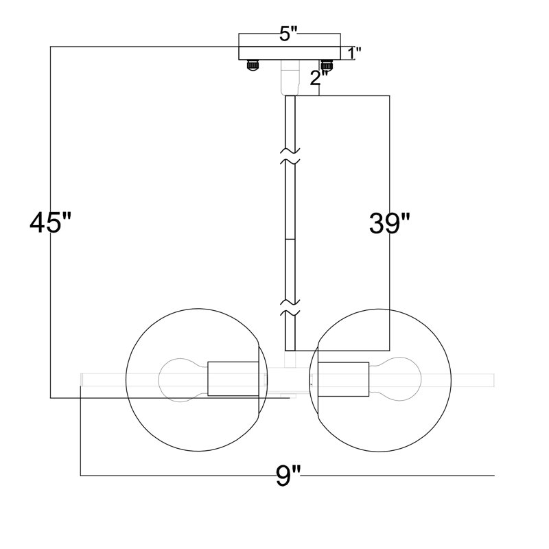 2 - Light Unique/Statement Pendant