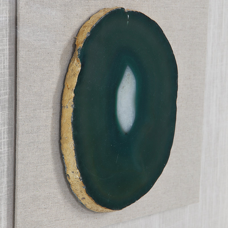 Glam Abstract Wall Decor on Solid Wood
