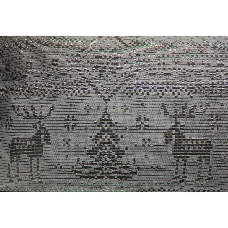 Larissa Abstract Rectangular Throw Cushion Cover, Grey