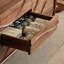 Modern Minimalist Walnut Wood Chest of Drawers