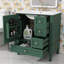 Ensemble de meuble-lavabo autoportant contemporain 30 po avec lavabo, 3 tiroirs et 1 armoire de rangement Contemporary-417011781-417011777