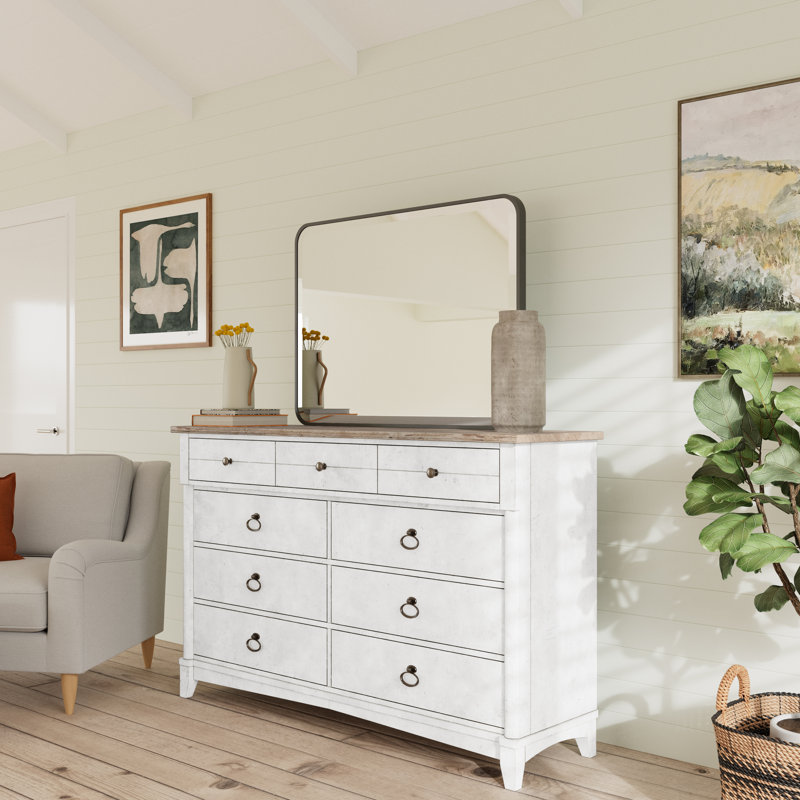 Ensemble de commode et miroir Rukie