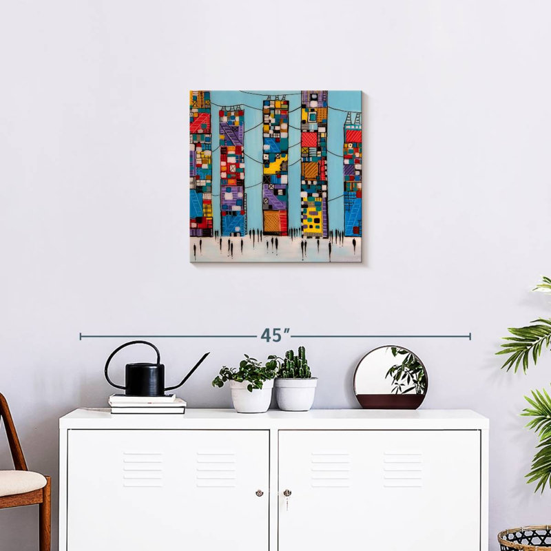 Lilie bleu ciel I, H 20 po x l 20 po