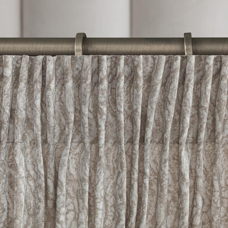 Abstract Room Darkening Curtain Panel Pair