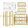 Toilet Paper Holder Tissue Rack Stand with Roll Storage Basket