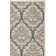 Emmanuel Blue/Cream Area Rug