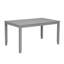 7-Piece Solid Wood Dining Table and Chairs Set, Modern 58.5 Inch Table with 6 Padded Chairs for Kitchen, Dining Room, Grey-760624748