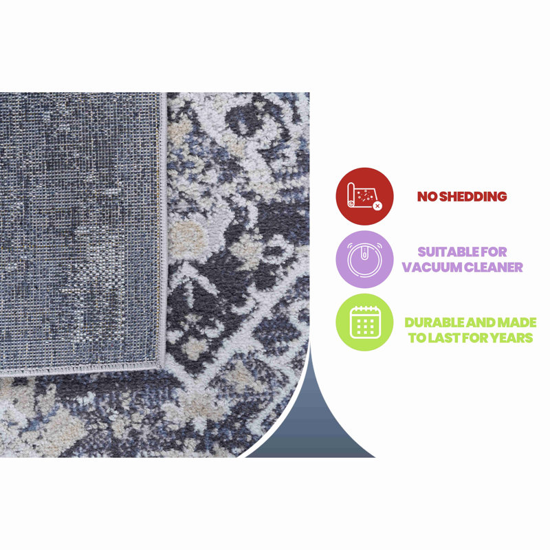 Collection Traditional Non-Shedding Living Room Bedroom Dining Home Office Stylish And Stain Resistant Area Rug
