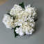 Fleurs d'hortensia artificielles blanches 13,8 po, bouquet d'hortensias en soie - 100 pièces-346823725