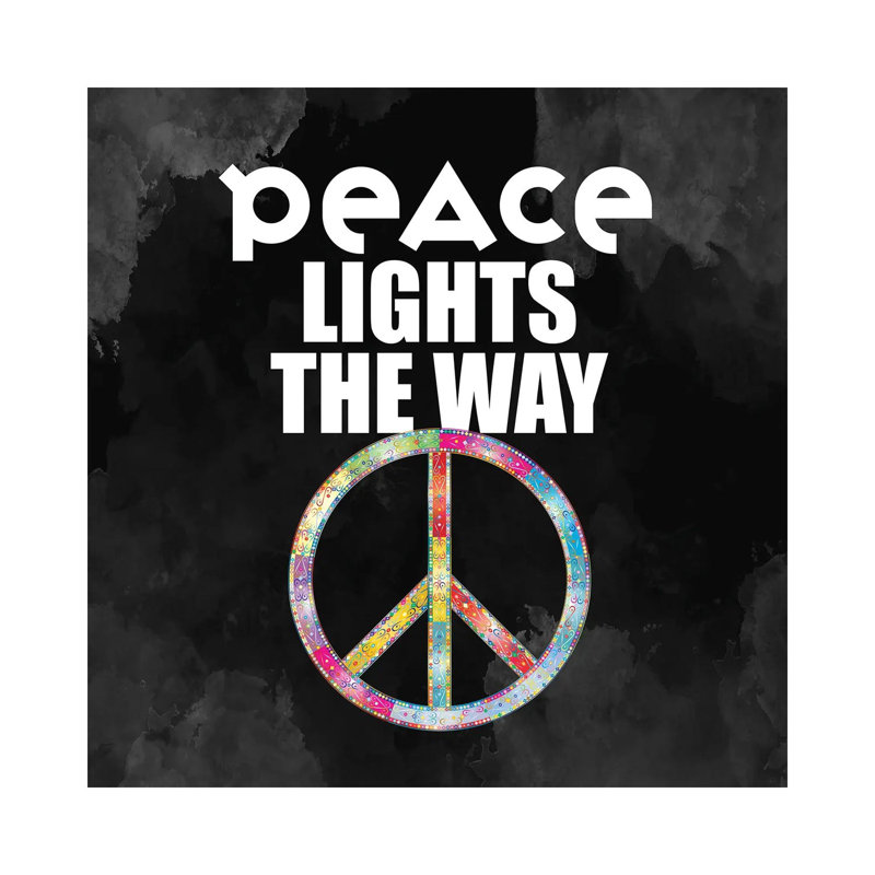 Peace Lights by Kimberly Allen - Wrapped Canvas Print, 30.48 cm H x 30.48 cm W