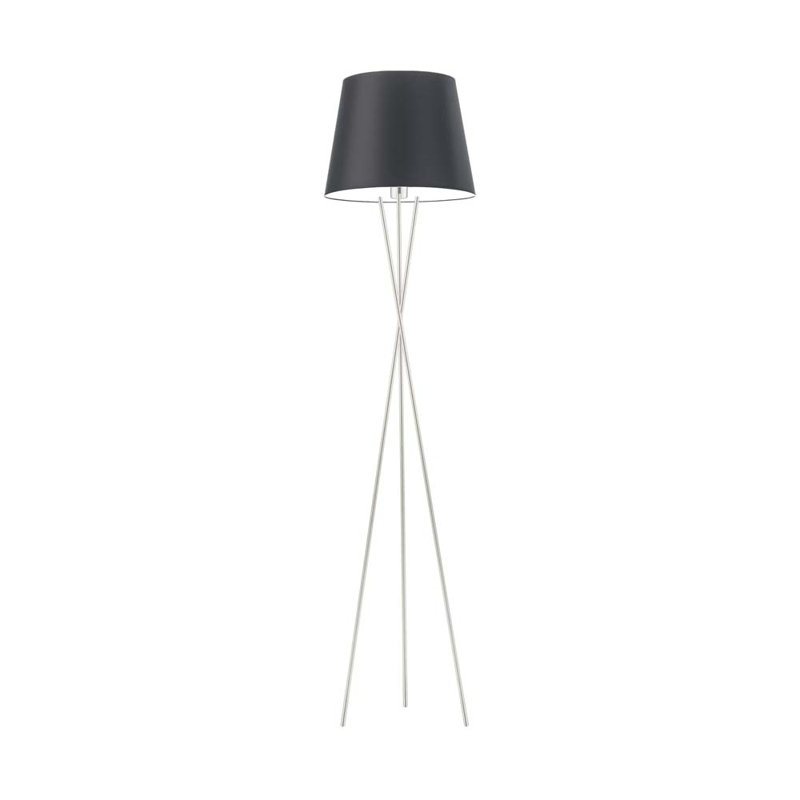 Arlaith 165cm Tripod Floor Lamp, Silver, Black