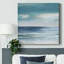 «Blue Silver Shore I», reproduction d'art sur toile tendue-1169822316