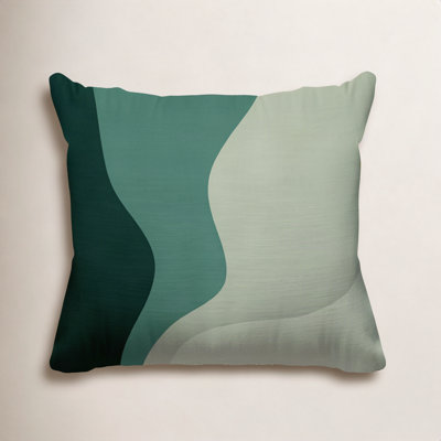 Bunko Ombre Indoor/Outdoor Throw Pillow