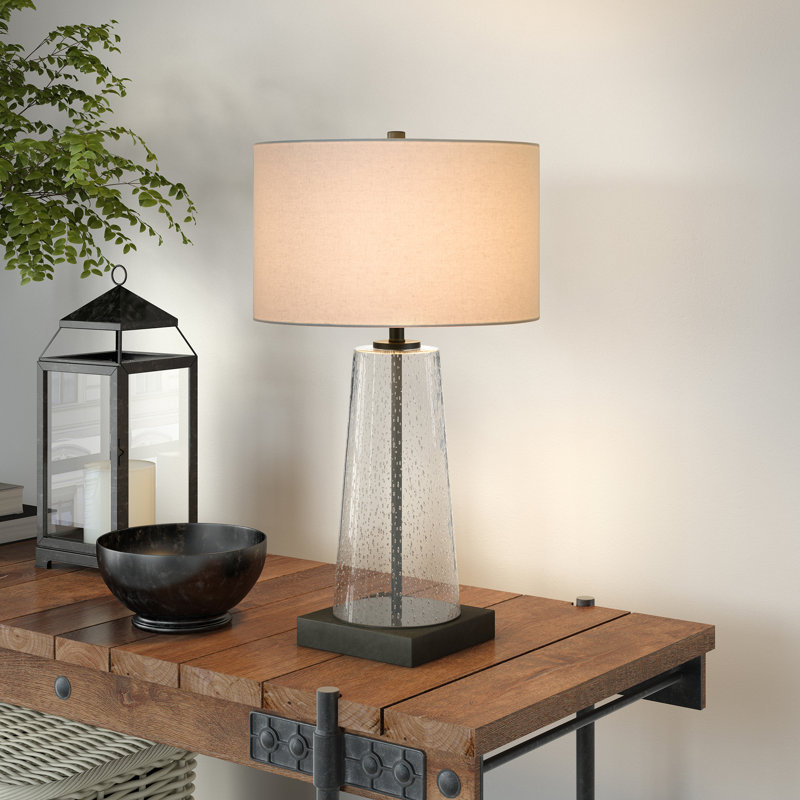 Lampe de table de 27,5 po Seymour, Noir
