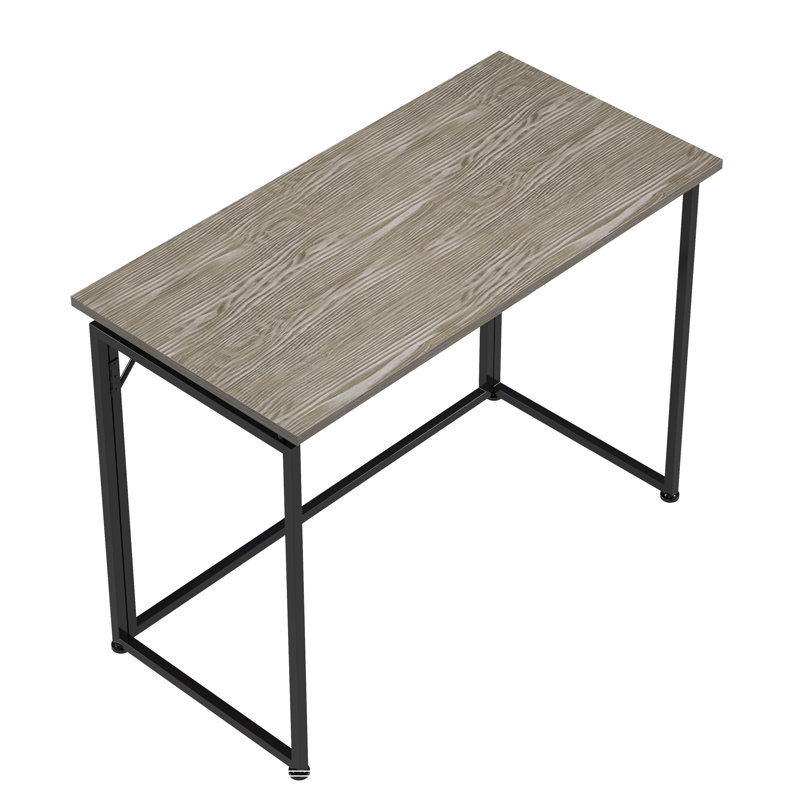 Versatile Space-Saving Folding Desk for Compact Rooms and Efficient Use, Grey