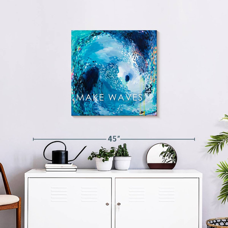 La lune tire la marée, H 24 po x l 24 po