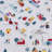 4 PCS Printed Sheet Set White Village Print-130427621
