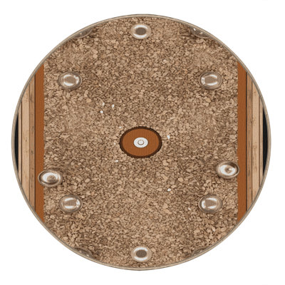 Washable Petanque Sports Area Rug