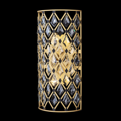 Windsor 2-Light Wall Sconce – French Gold/Matte Black