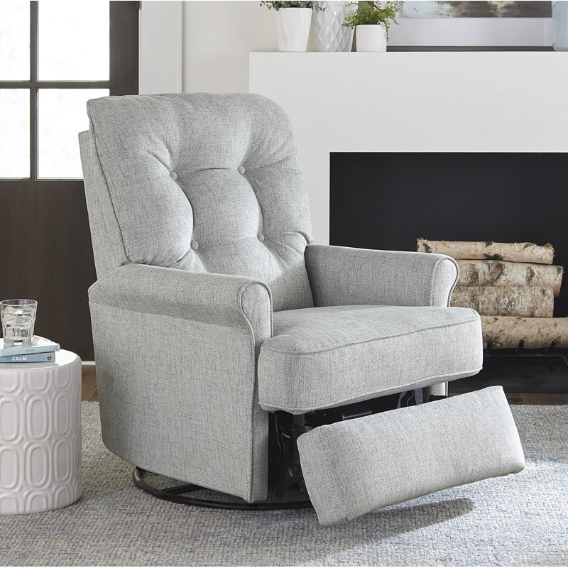 Upholstered Swivel Recliner