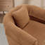 Fauteuil d'appoint pivotant avec repose-pieds en chenille-678825338