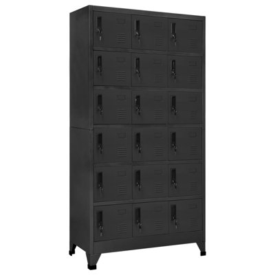 Metal 90cm Employee Locker with Key