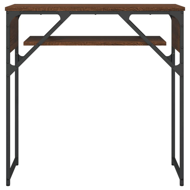 Fishel Console Table, 75 H x 75 W x 30 D cm, Grey Sonoma